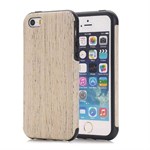 Premium wood look cover in silicone 5 / 5S / SE white